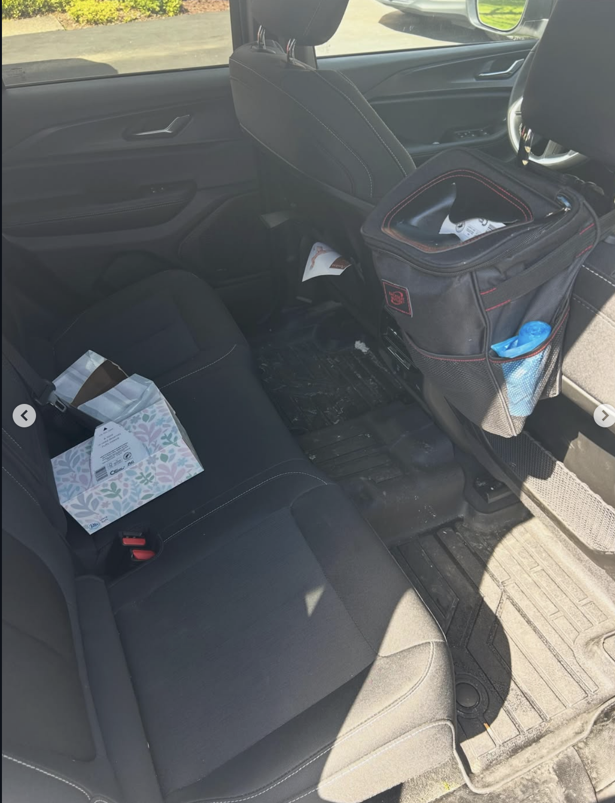 Before: GMC SUV — rear seat & cargo area restoration